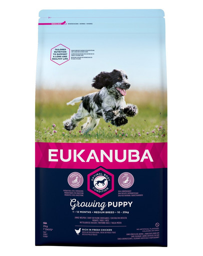 EUKANUBA Puppy Medium Breeds Chicken 2kg