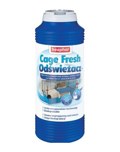 BEAPHAR Cage Fresh Odświeżacz Do Klatek Dla Małych Zwierząt 600 g
