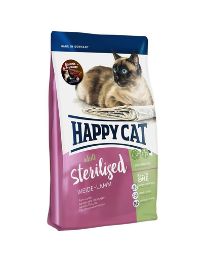 HAPPY CAT Supreme Sterilised lambaliha 10 kg