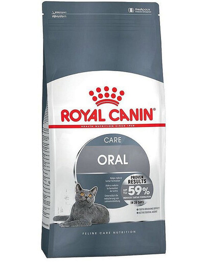 Royal Canin Oral Care 0,4 kg kuivtoit täiskasvanud kassidele, mis vähendab hambakivi teket