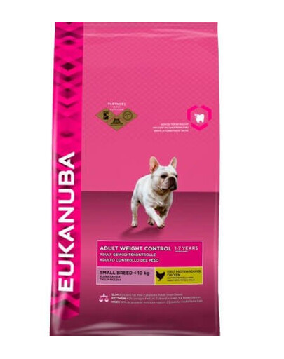 EUKANUBA Weight Control Adult Small Breeds Chicken 1 kg