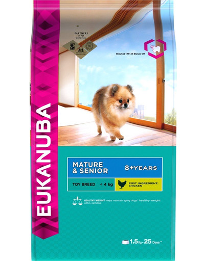 EUKANUBA Senior Toy Breeds Chicken 800 g