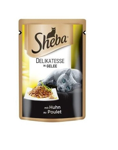 SHEBA Delikatesse in Gelee konservai su vištiena 85 g