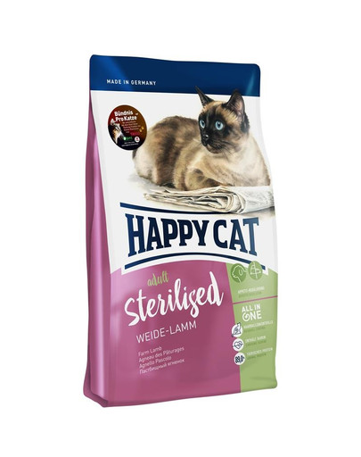 HAPPY CAT Supreme Sterilised lambaliha 4 kg