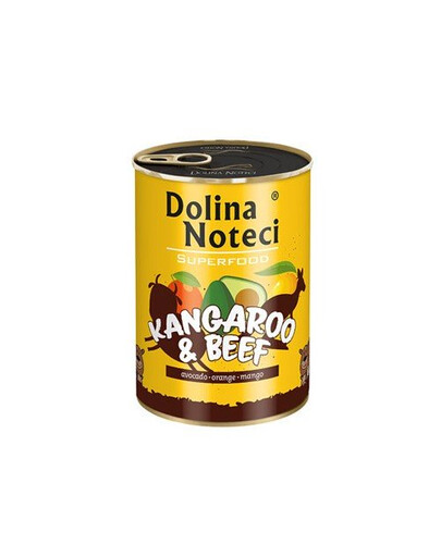DOLINA NOTECI Premium SuperFood konservai su kengūriena ir jautiena 6 x 800 g
