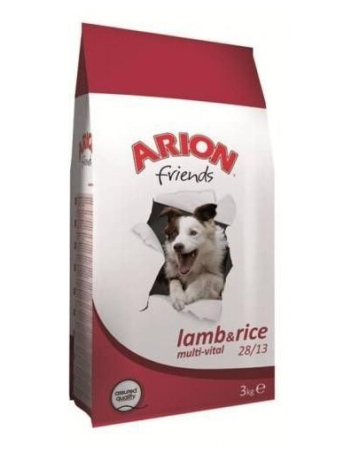 Arion Friends Lamb & Rice Multi-Vital koerte kuivtoit 13 kg + 2 kg KINGITUS