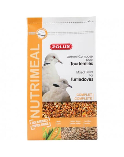 ZOLUX Nutri'Meal Turtledove Complete maistas balandžiams 800 g