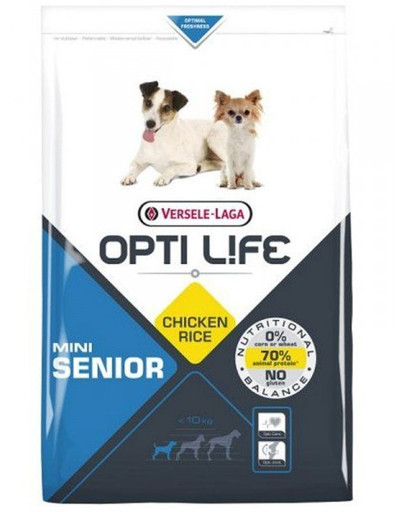 Versele-Laga Senior mini - toit vanematele väikestele koertele kanaliha ja riisiga 2,5 kg