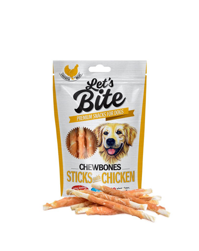 BRIT Let's Bite chewbones sticks with chicken 80 g
