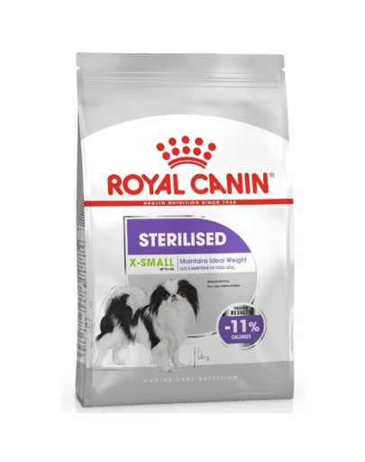 ROYAL CANIN Sterilised X-Small 1,5 kg kuivtoit täiskasvanud, kastreeritud väikest tõugu koertele