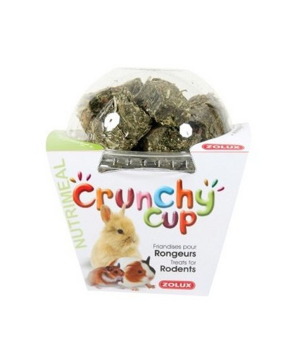 Zolux Crunchy Cup Blocks skanėstai su liucerna ir morkomis 200 g
