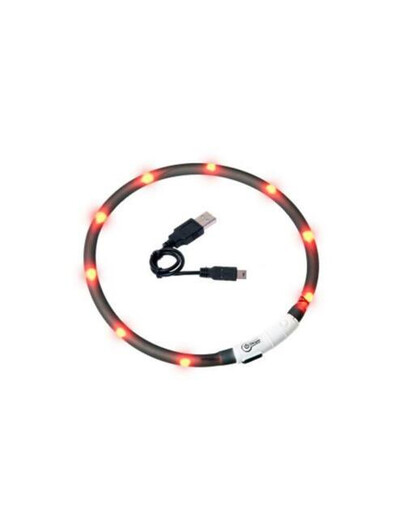 KARLIE LED-kaelarihm 70 cm must