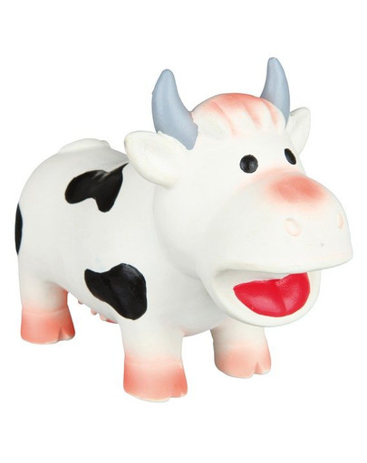 Trixie žaislas lateksinė karvė 19 cm