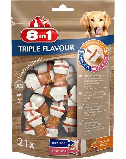8IN1 Triple Flavour XS kondikesed 21 tk.