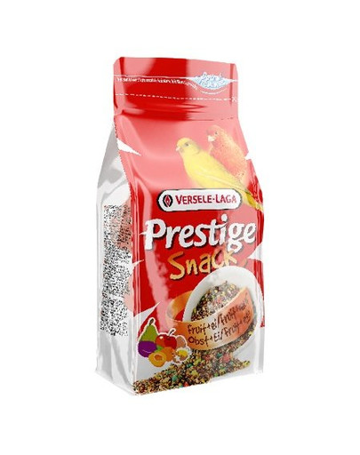 Versele-Laga Prestige Snack Canaries 125 g - küpsiste ja puuviljadega maiuspala kanaarilindudele