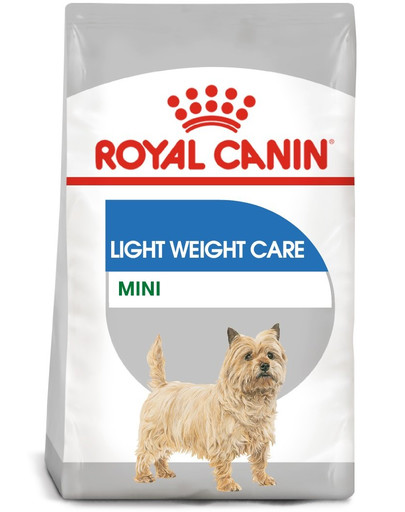 ROYAL CANIN CCN Mini Light Weight Care kuivtoit täiskasvanud koertele, väikestele tõugudele kalduvusega ülekaalulisusele 8 kg