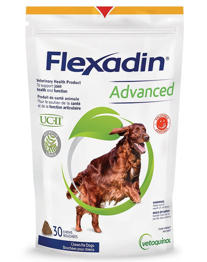 VETOQUINOL Flexadin Advanced 30 hammustust liigeseid tugevdav valem koertele