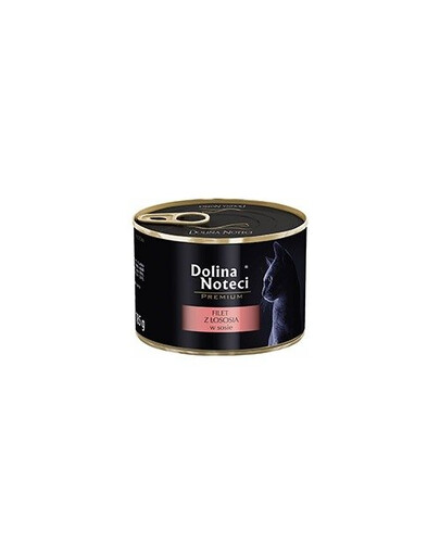 DOLINA NOTECI Premium филе лосося 185 г влажный корм для кошек