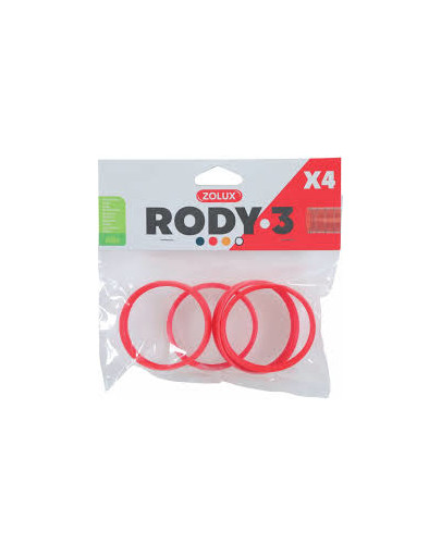 ZOLUX ühendused RODY3 4 tk punane