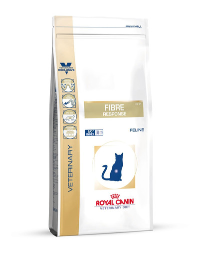 ROYAL CANIN Cat Fibre Response 0.4 kg kuivtoit täiskasvanud kassidele, kellel on kõhukinnisus ja/või karvapallid