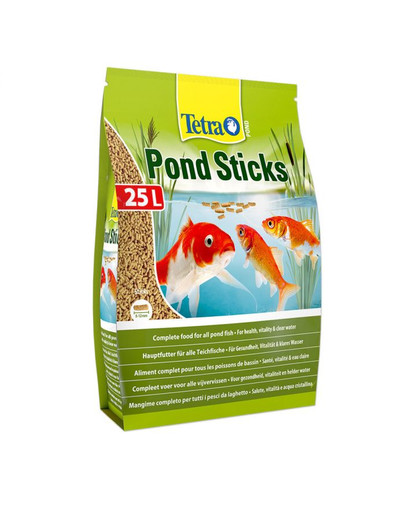 TETRA Pond Sticks 25 l põhiline kalatoit tiikides