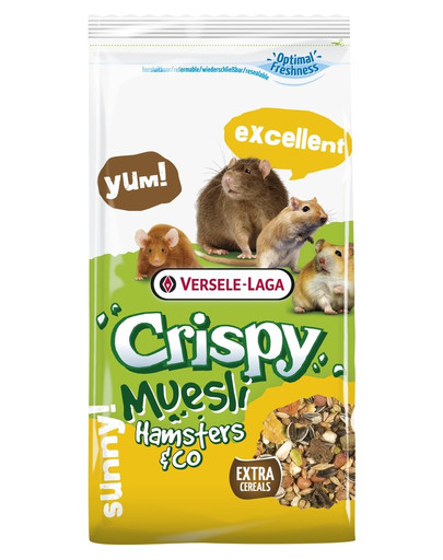 VERSELE-LAGA Hamster Crispy toit hamstritele 400 g lisatud teraviljaga