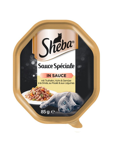 SHEBA SHEBA kana/kalkun kastmes 85g*22