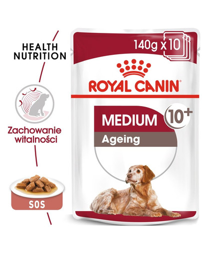 ROYAL CANIN Medium Ageing 10+ 10x140 g