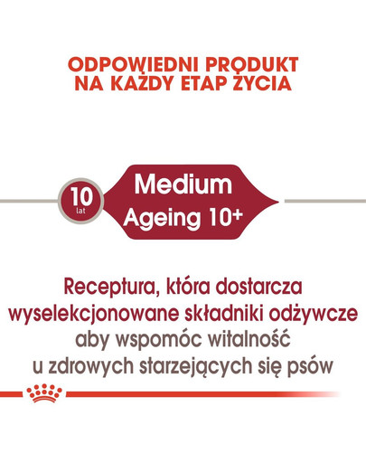 ROYAL CANIN Medium Ageing 10+ 10x140 g