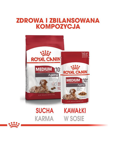 ROYAL CANIN Medium Ageing 10+ 10x140 g