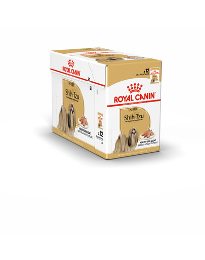 ROYAL CANIN Shih Tzu Adult Loaf märgtoit 12 x 85 g tükid kastmes täiskasvanud Shih Tzu koertele