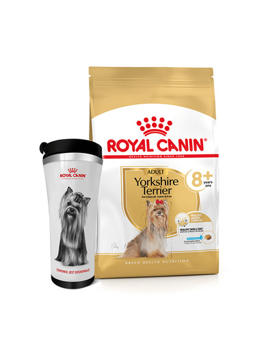 ROYAL CANIN Yorkshire Terrier Adult 8+ 1,5 kg kuivtoit täiskasvanud Yorkshire terjeritele, vanemad kui 8 aastat