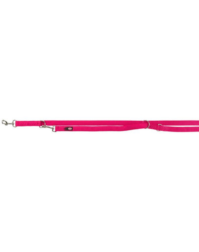 TRIXIE Premium, topelt reguleeritav rihm L-XL: 2-00 cm/25 mm, fuksia