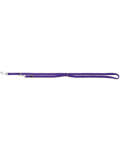 TRIXIE Premium, topelt reguleeritav rihm , L-XL: 2-00 cm/25 mm, lilla
