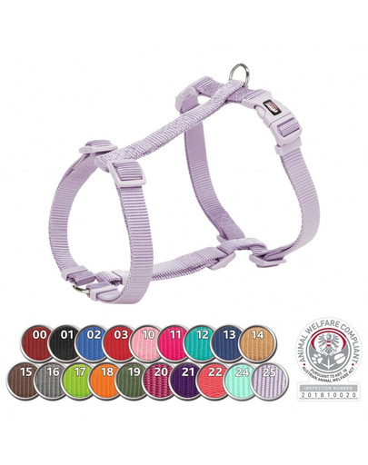TRIXIE Premium H petnešos pakinktai šuniui, spalva alyvinė S–M: 42–60 cm/15 mm