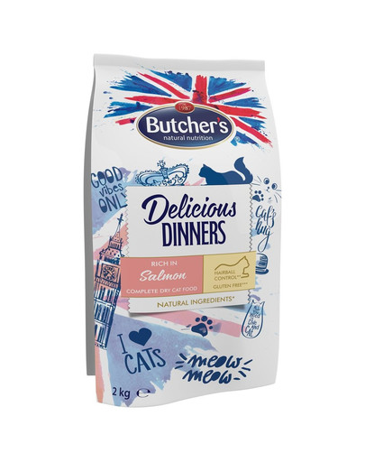 BUTCHER'S Delicious Dinners Lõhe/kala 2 kg kassidele
