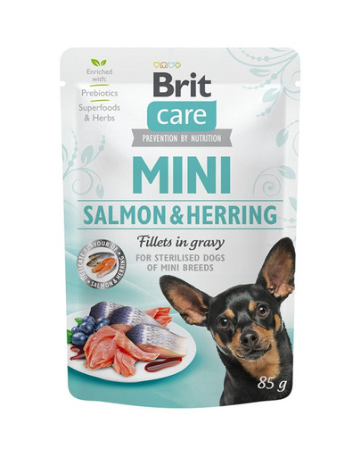 BRIT Care Mini Sterilised 85 g märgtoit väikestele kastreeritud koertele