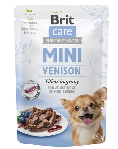 BRIT Care Mini Venison 85 šlapias maistas mažų veislių šunims