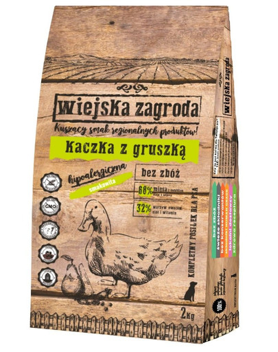 WIEJSKA ZAGRODA Ėrienos ir antienos paketėlis mažų veislių šunims