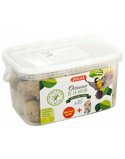 ZOLUX Rasvapallide ämber 35 tk x 90 g