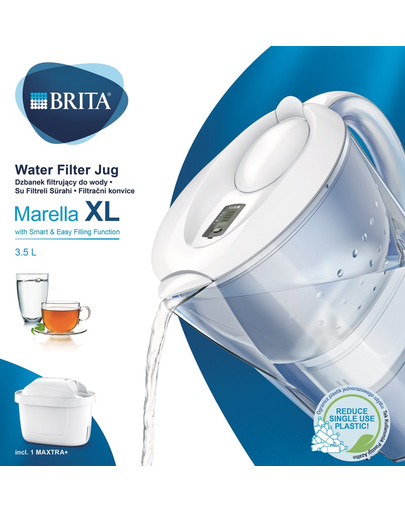 BRITA Marella XL Maxtra+ vee filterkann 3,5 l valge