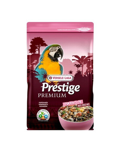VERSELE-LAGA Parrots Premium 2kg toit suurtele papagoidele (ilma pähkliteta)