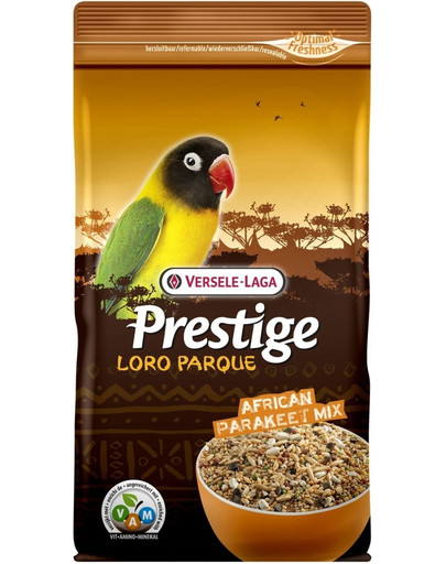 VERSELE-LAGA African Parakeet Loro Parque Mix 1kg toit keskmise suurusega Aafrika papagoidele