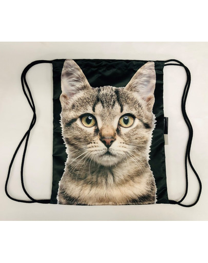 FERA Seljakott - trükitud pildiga kott Hall kass