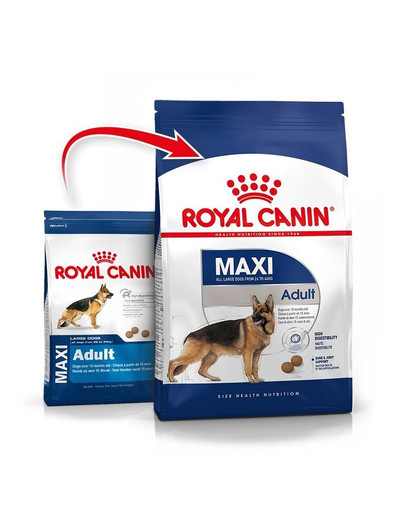 ROYAL CANIN Maxi Adult 30 kg (2x15kg) kuivtoit täiskasvanud, kuni 5-aastastele koertele, suurtele tõugudele