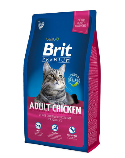 BRIT Premium Cat Adult vištiena16 kg (2 x 8 kg)