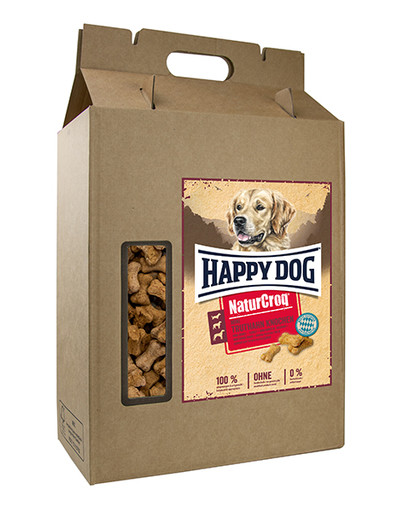 HAPPY DOG NaturCroq Mini Bones Truthahn suupiste väikestele koertele 5 kg