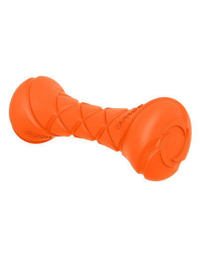 PULLER PitchDog Game barbell oranž koerte mänguasi 7x19 cm