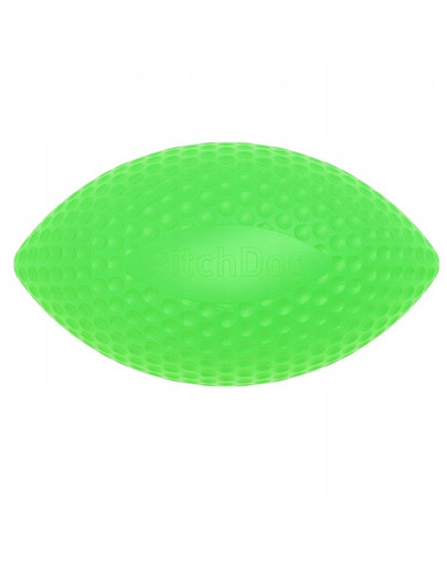 PULLER Pitch Dog sport ball green ragbi pall koertele roheline 9 cm x 14 cm
