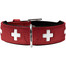 HUNTER Swiss odinis antkaklis dydis S-M (42) 35-39,5/2,6 cm raudonas